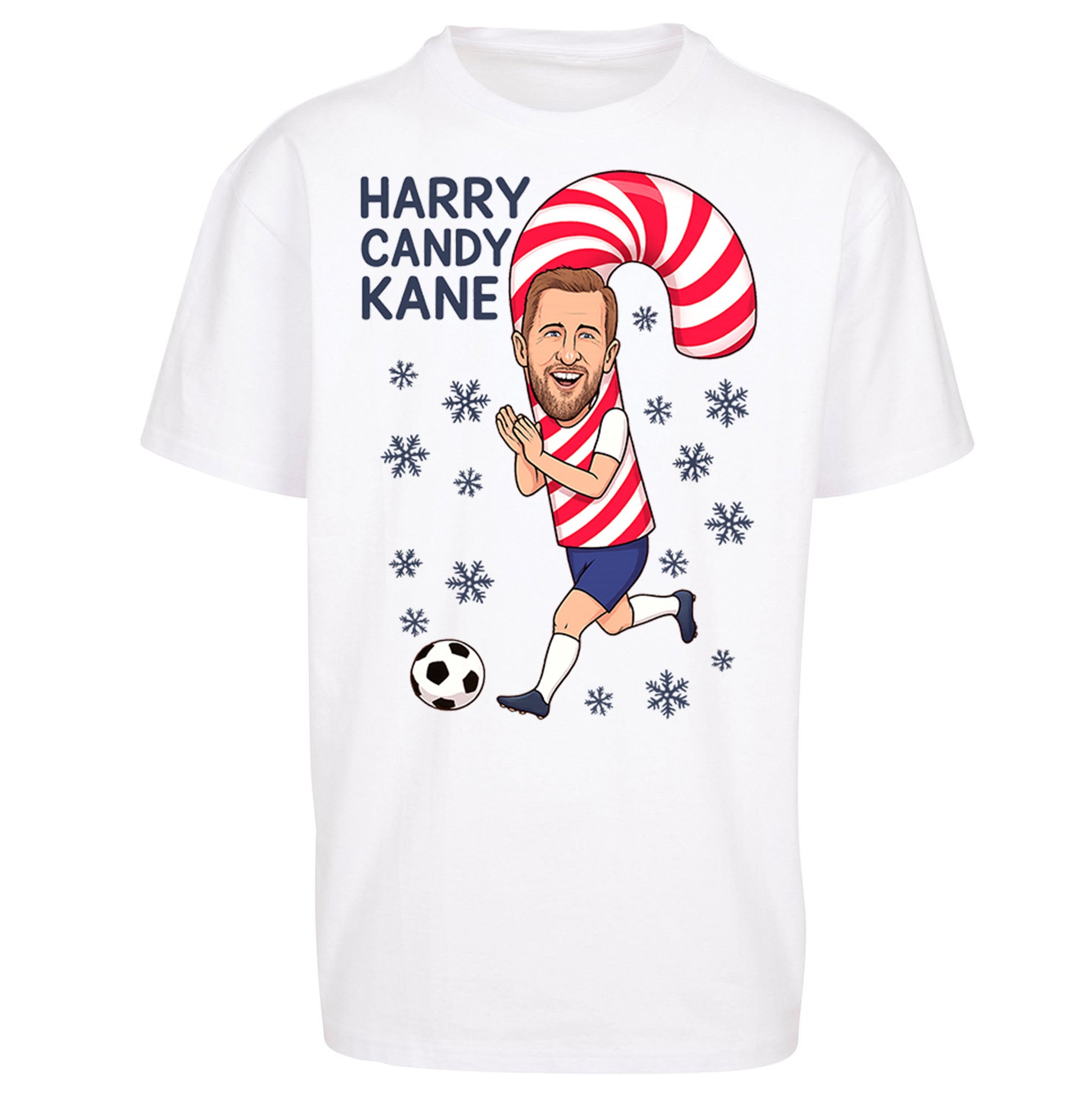 Harry Kane Christmas Oversized T Shirt