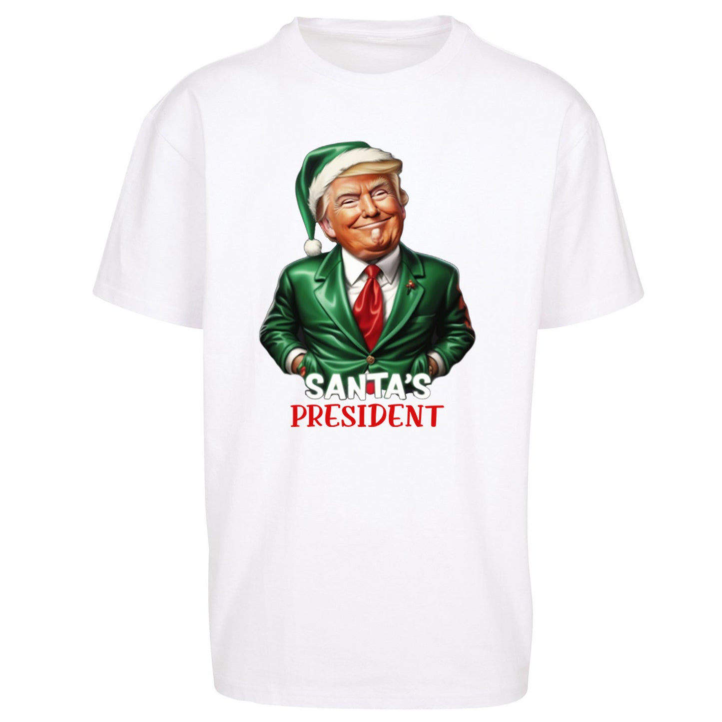 Donald Trump Christmas Oversized T Shirt