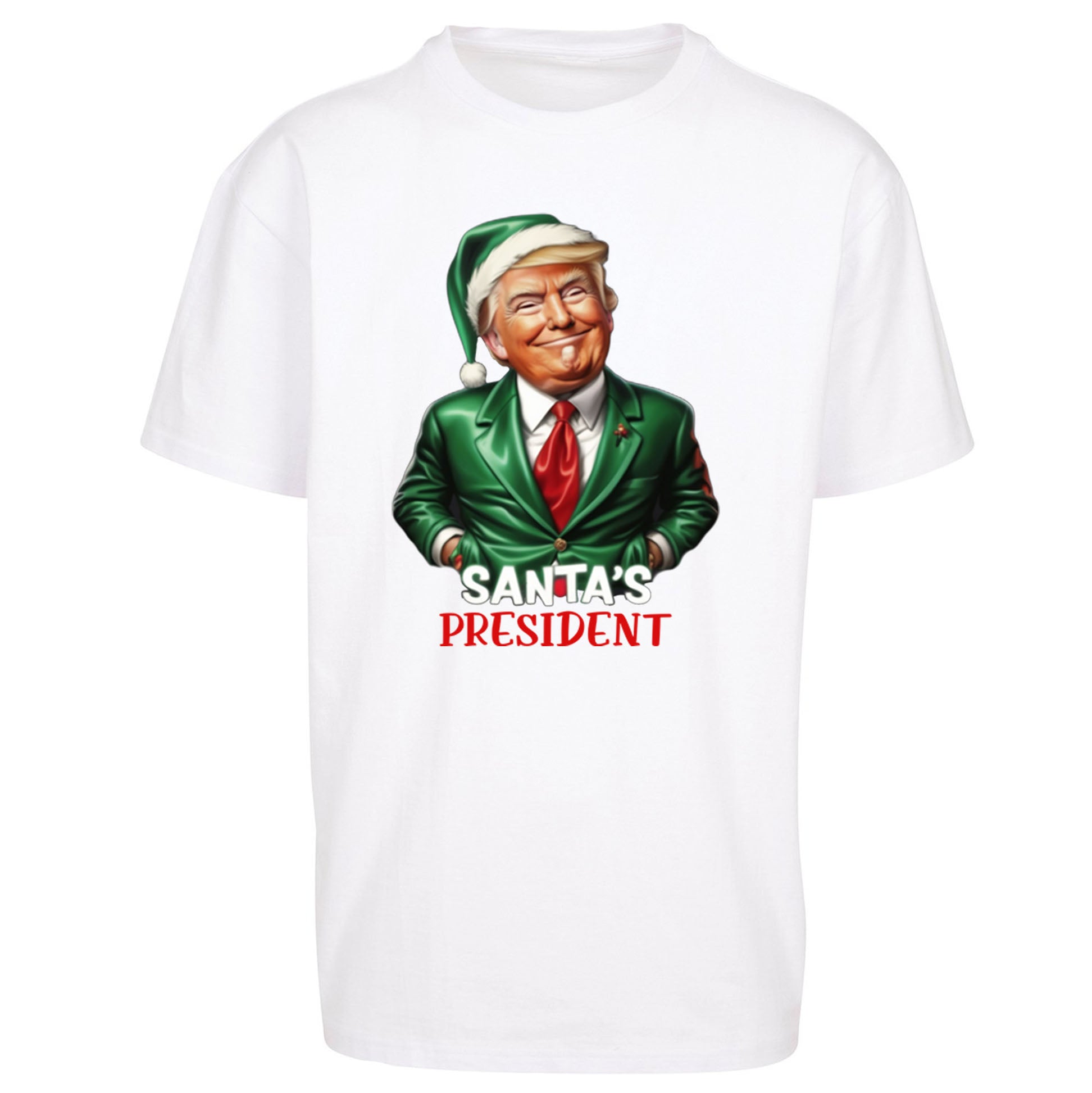 Donald Trump Christmas Oversized T Shirt