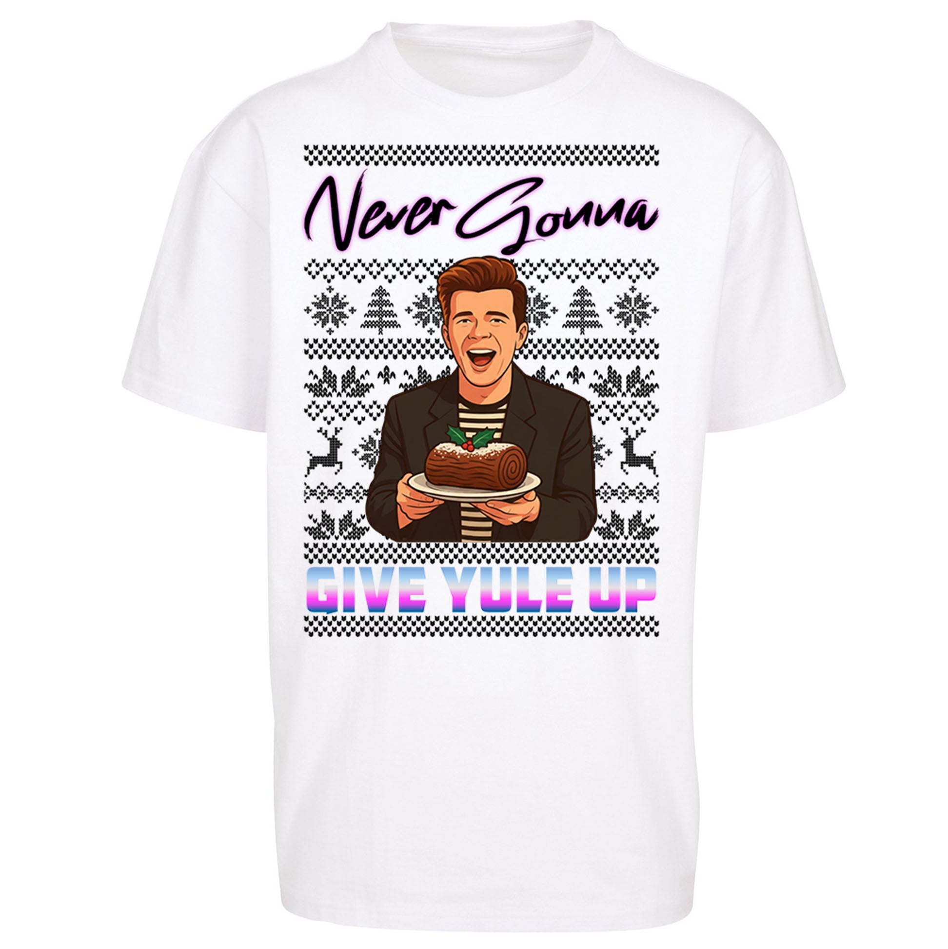 Rick Astley Christmas Oversized T Shirt