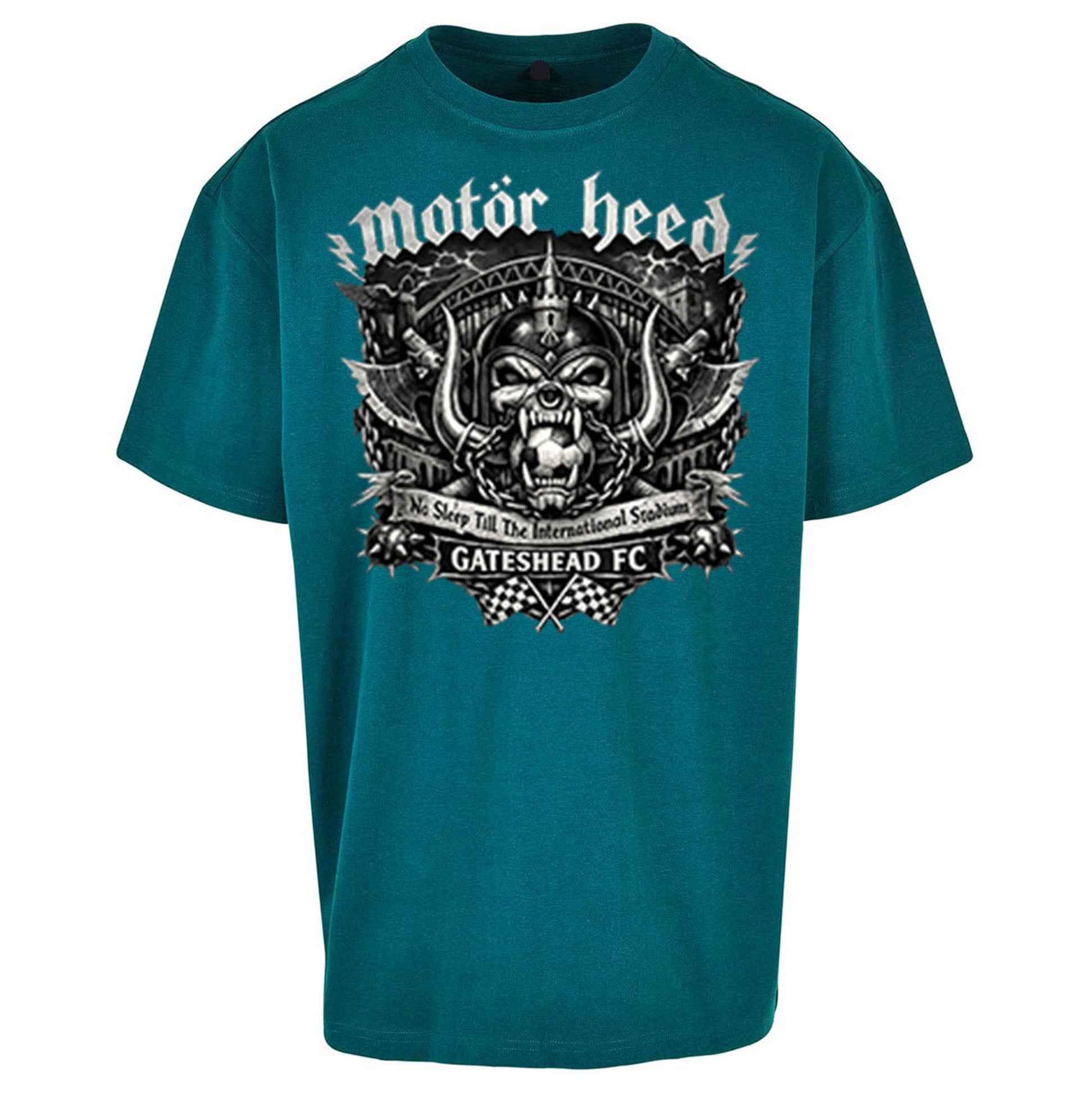 Gateshead Motor Heed Football Oversized T Shirt