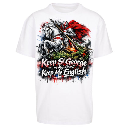 St gorges CrossOversized T Shirt 