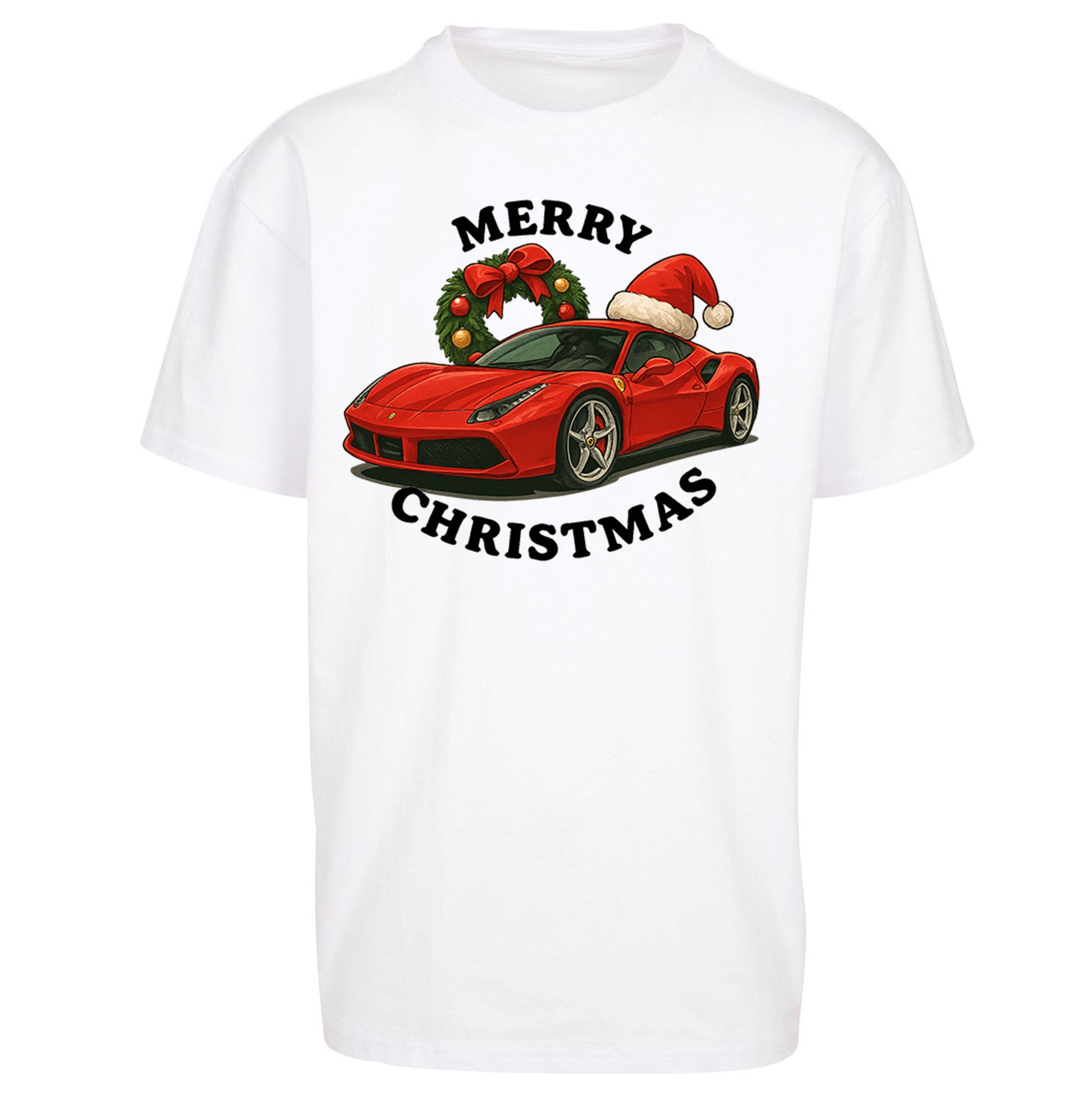 Ferrari Christmas Oversized T Shirt