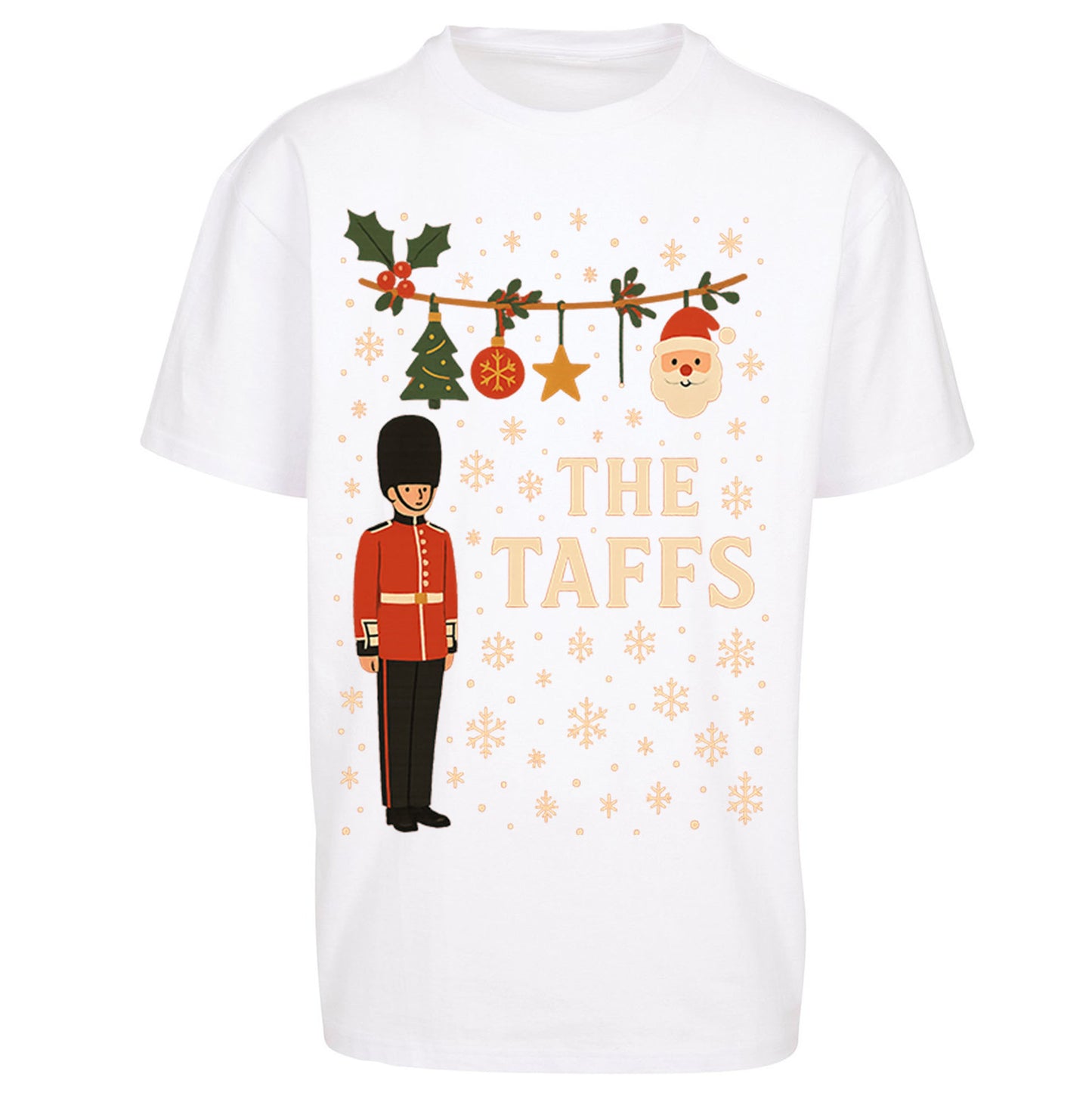 The Taffs Welsh Guards Christmas - Oversized T Shirt