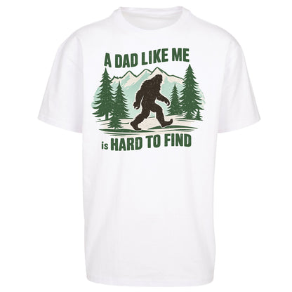 Retro Funny Bigfoot Dad Oversized T Shirt