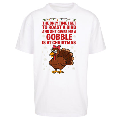 Rude Christmas Oversized T Shirt