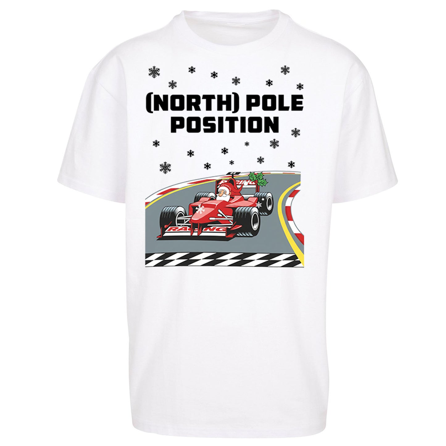 North Pole Christmas Oversized T Shirt