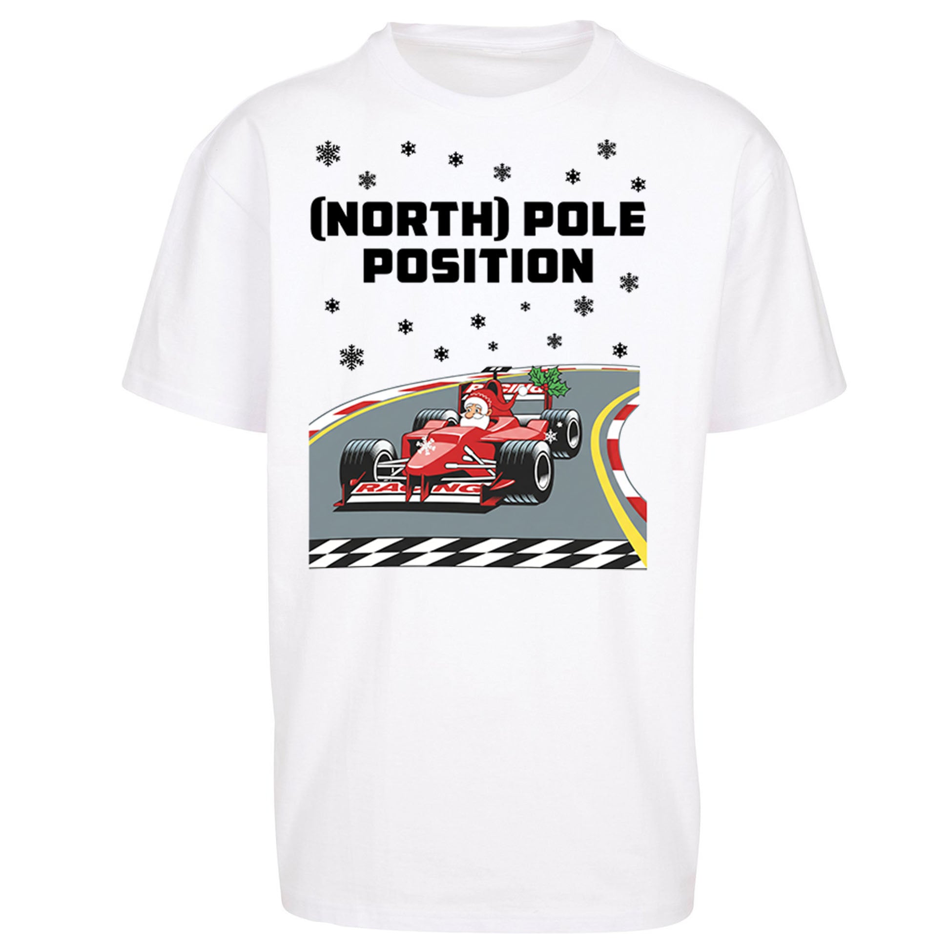 North Pole Christmas Oversized T Shirt