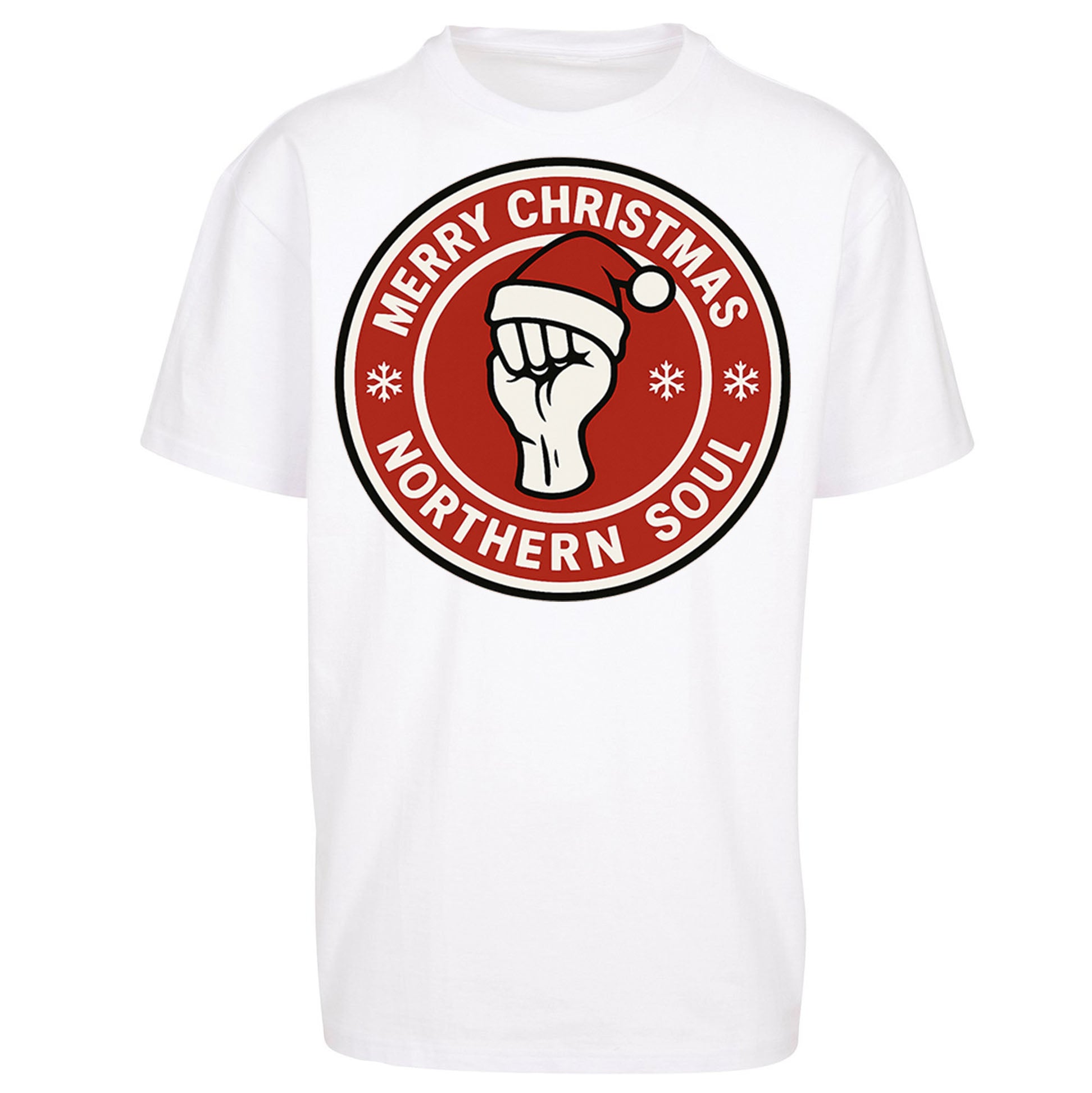 Merry Christmas Northern Soul Oversized T Shirt