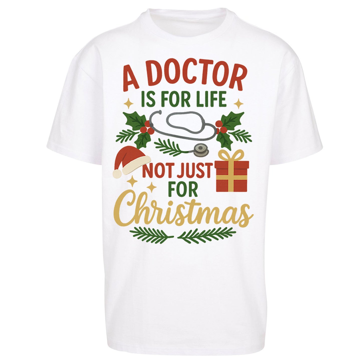 Doctor Christmas Oversized T Shirt