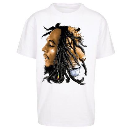 Bob Marley Lion - Oversized T Shirt