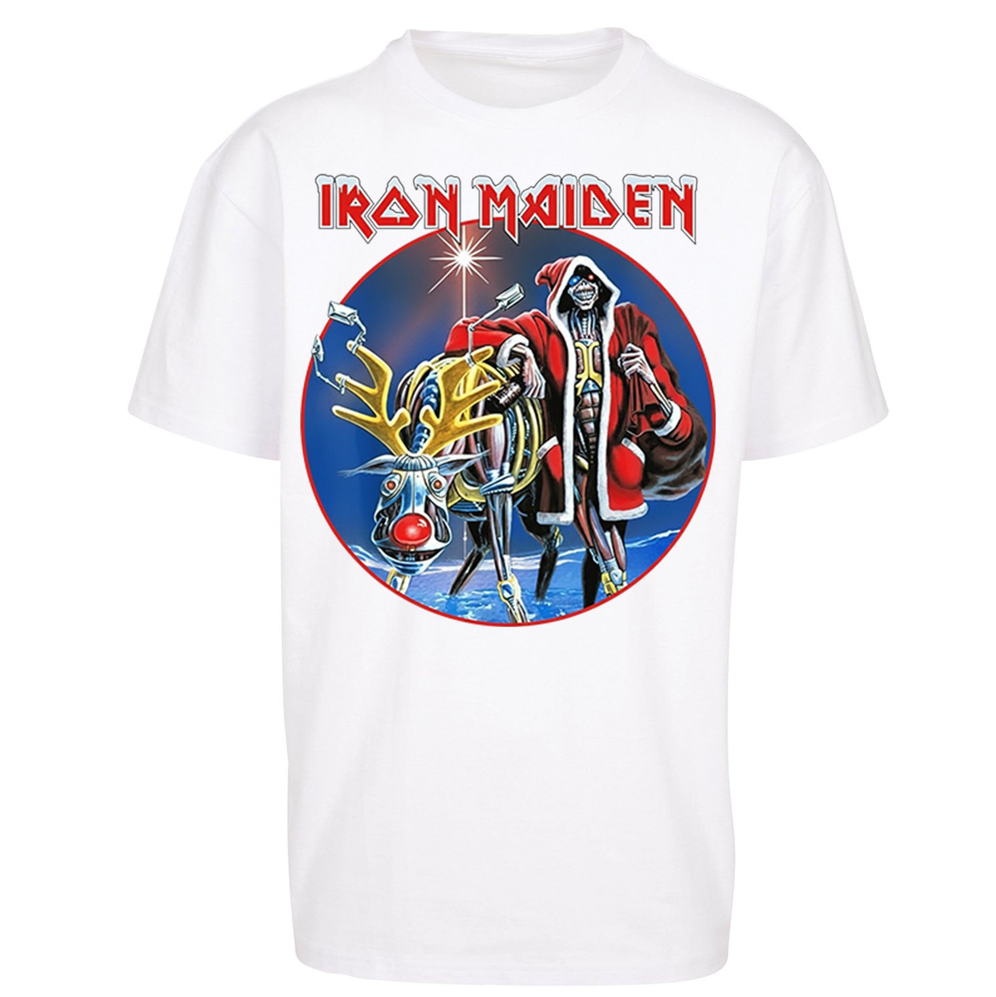Iron Maiden Christmas Oversized T Shirt