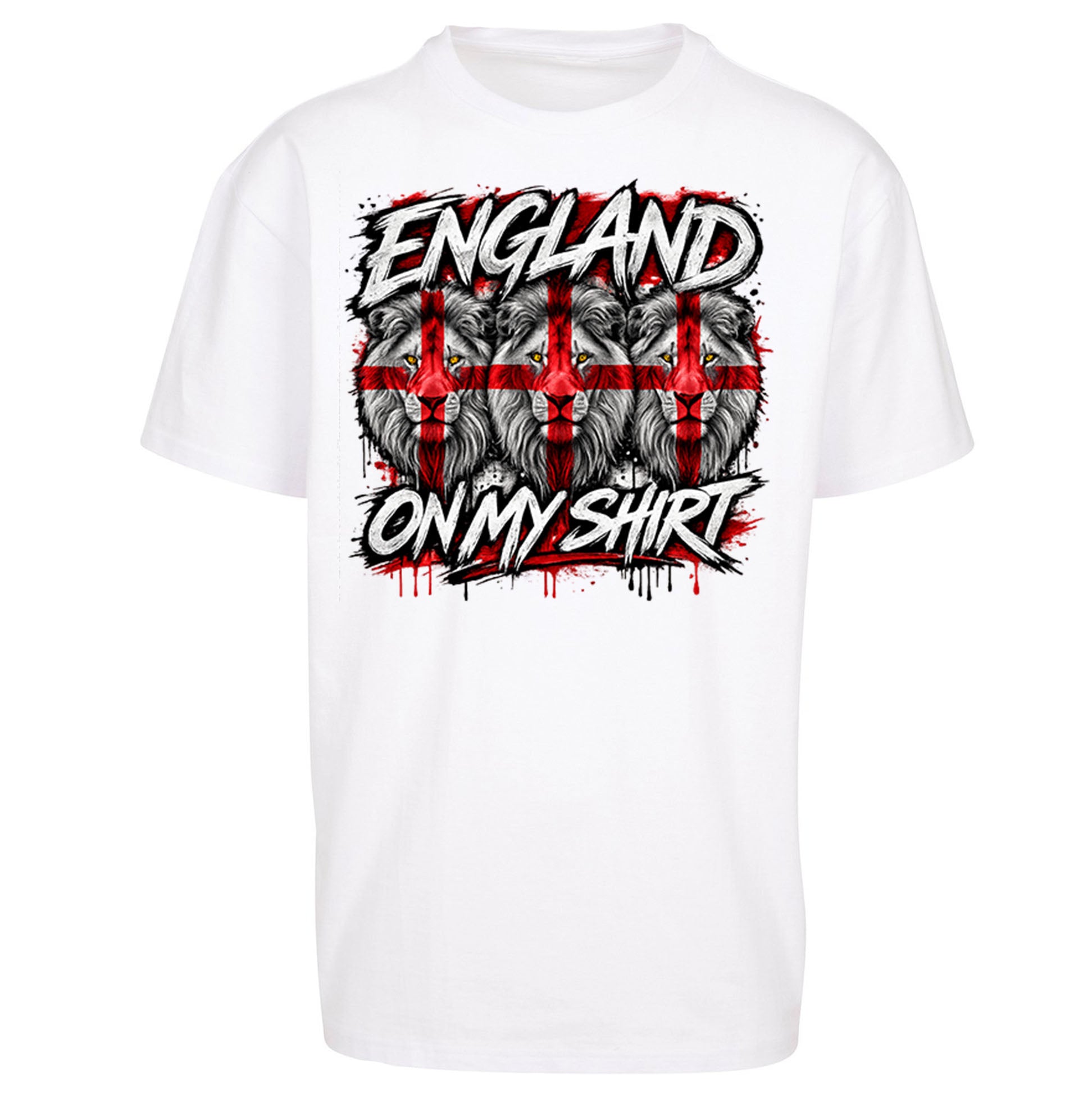 England 3 Lions World Cup 2026 Oversized T Shirt