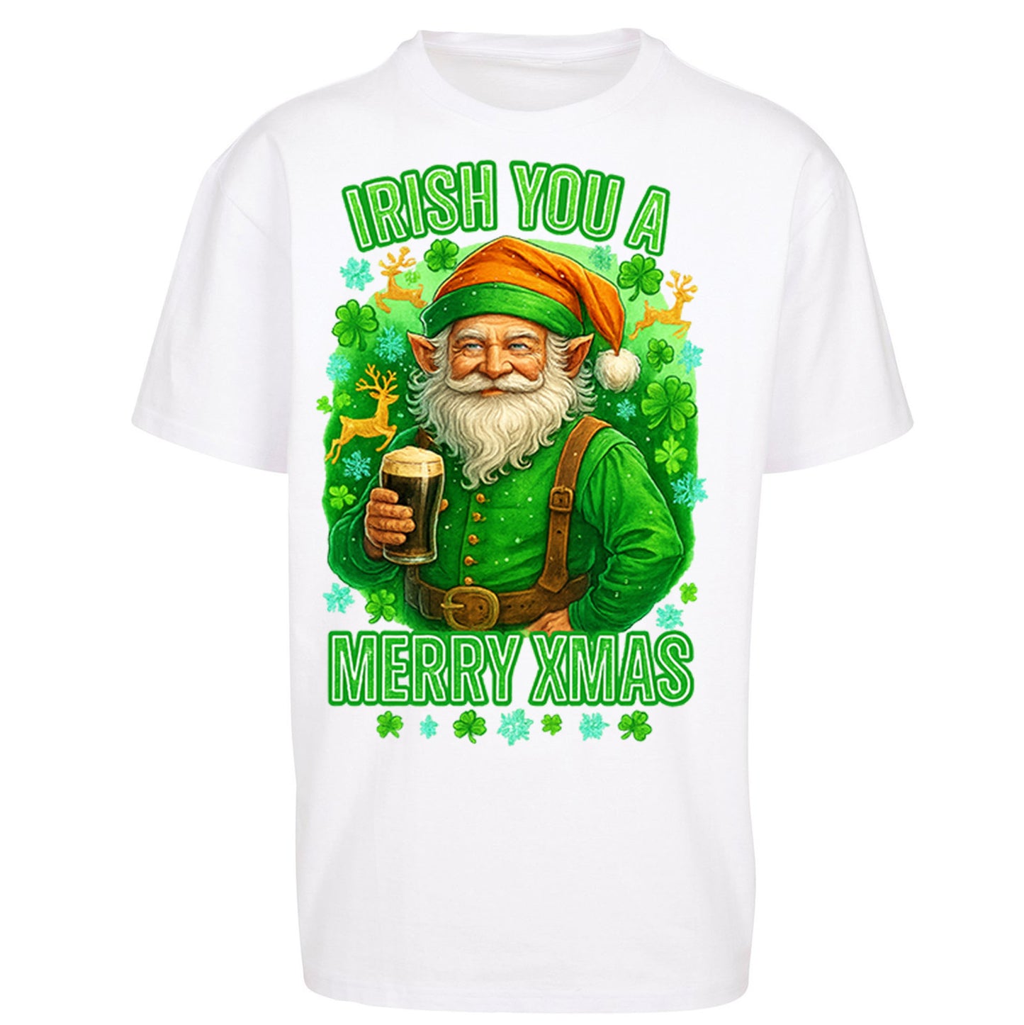 Irish Christmas Oversized T Shirt