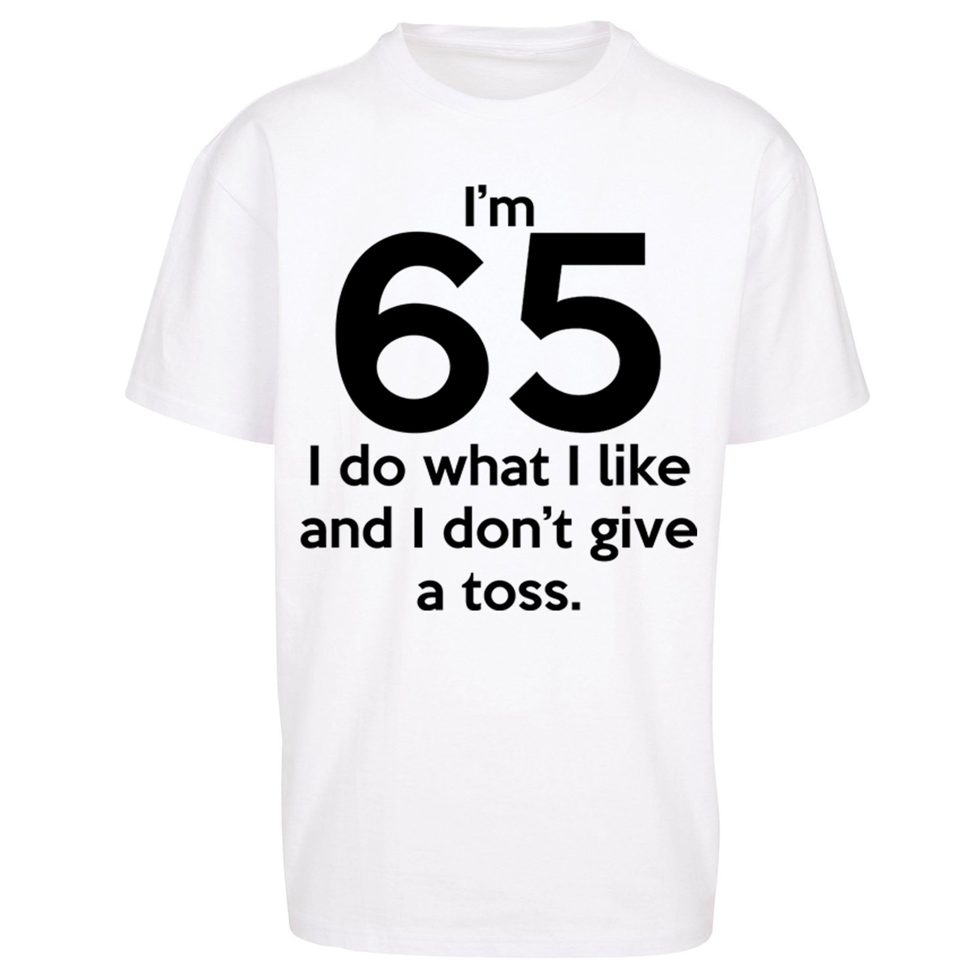 65th Birthday Oversized T Shirt 