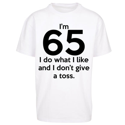65th Birthday Oversized T Shirt 