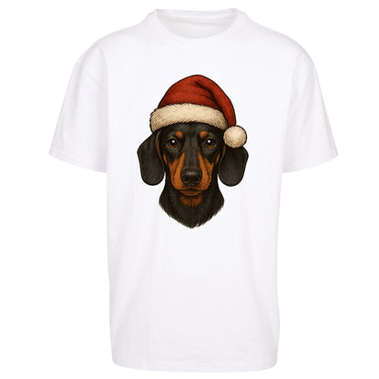 Dachshund Christmas Oversized T Shirt