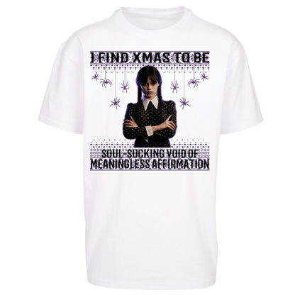 Wednesday Christmas Oversized T Shirt