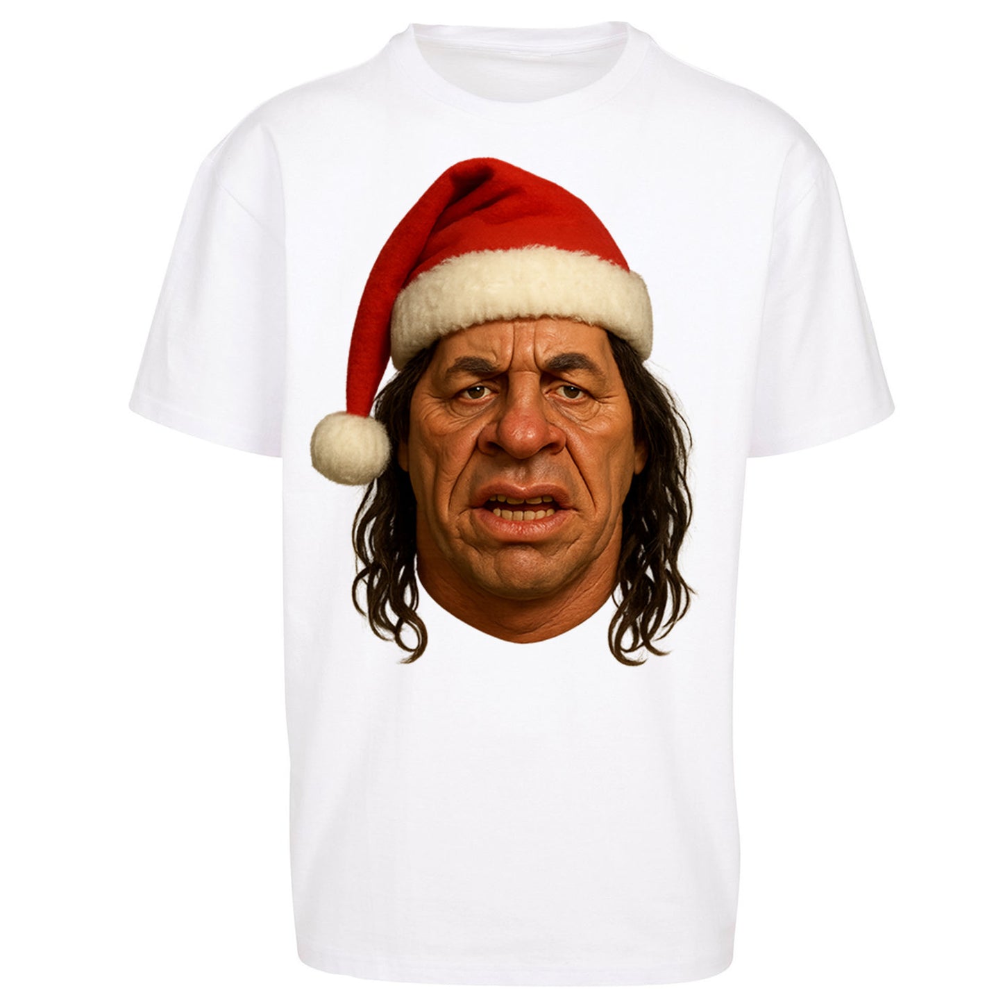 Bret Hart Christmas Oversized T Shirt