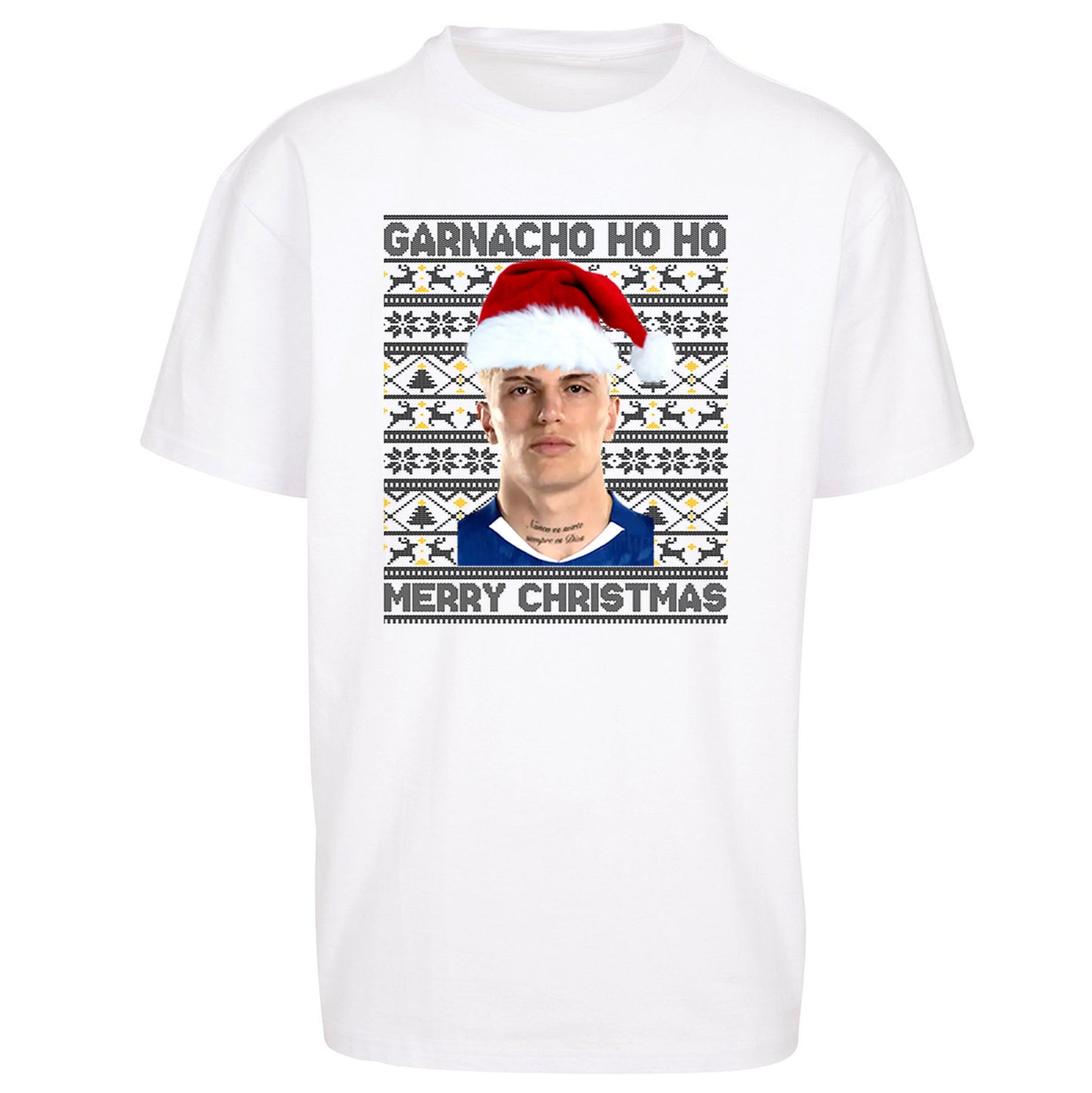 Garnacho Christmas Oversized T Shirt