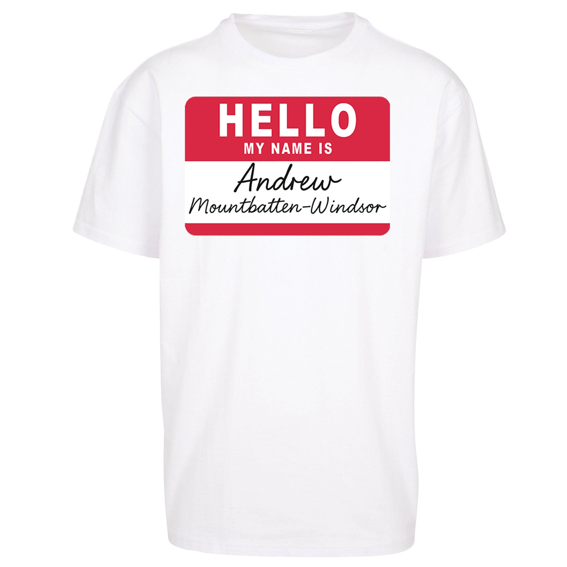 Andrew Mountbatten Windsor Oversized T Shirt