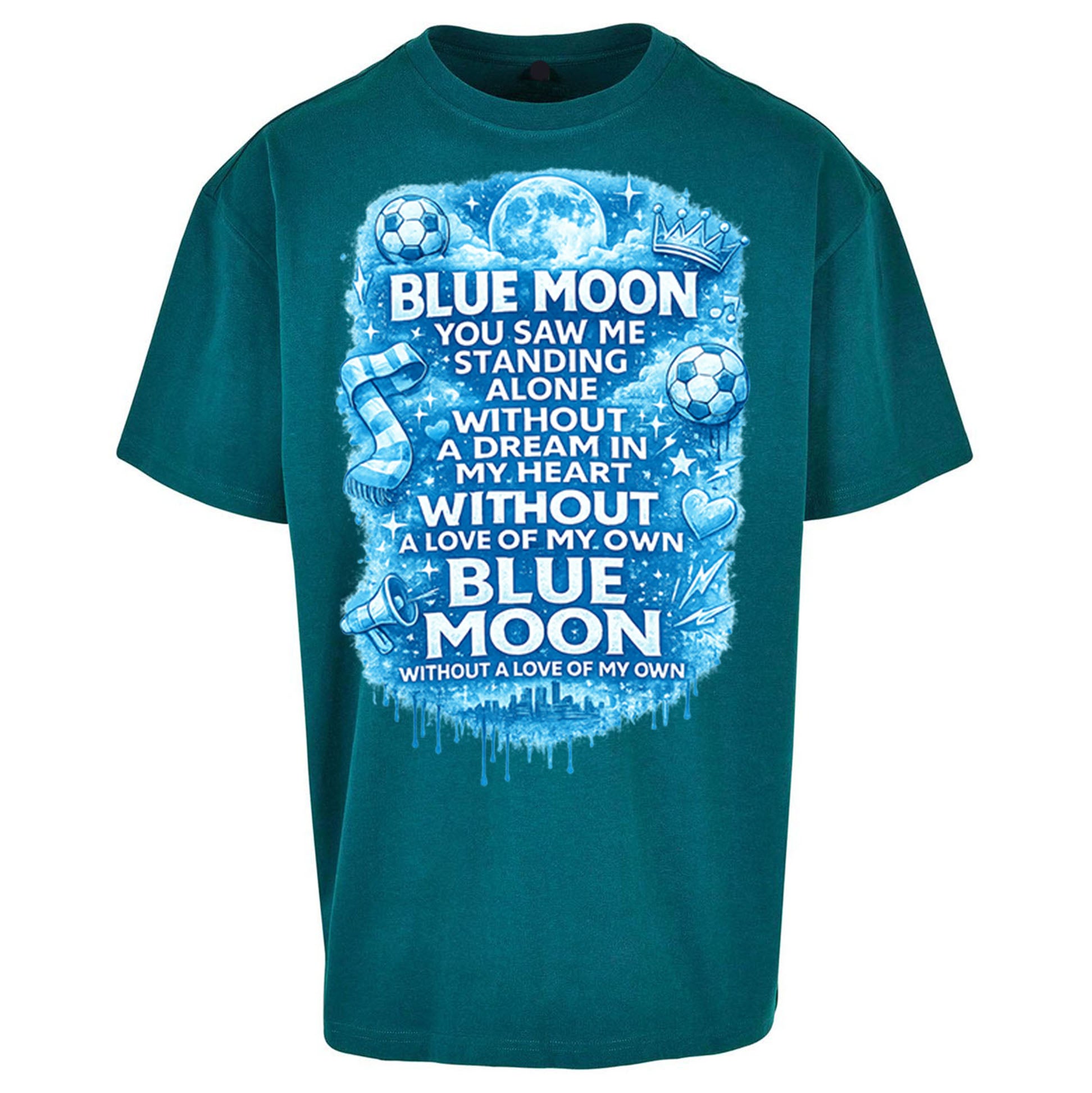 Manchester City Blue Moon Oversized T Shirt