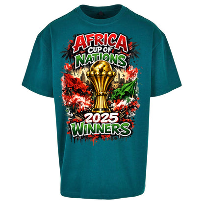 Morocco Africa Cup Of Nations Winners 2025 Oversized T Shirt
