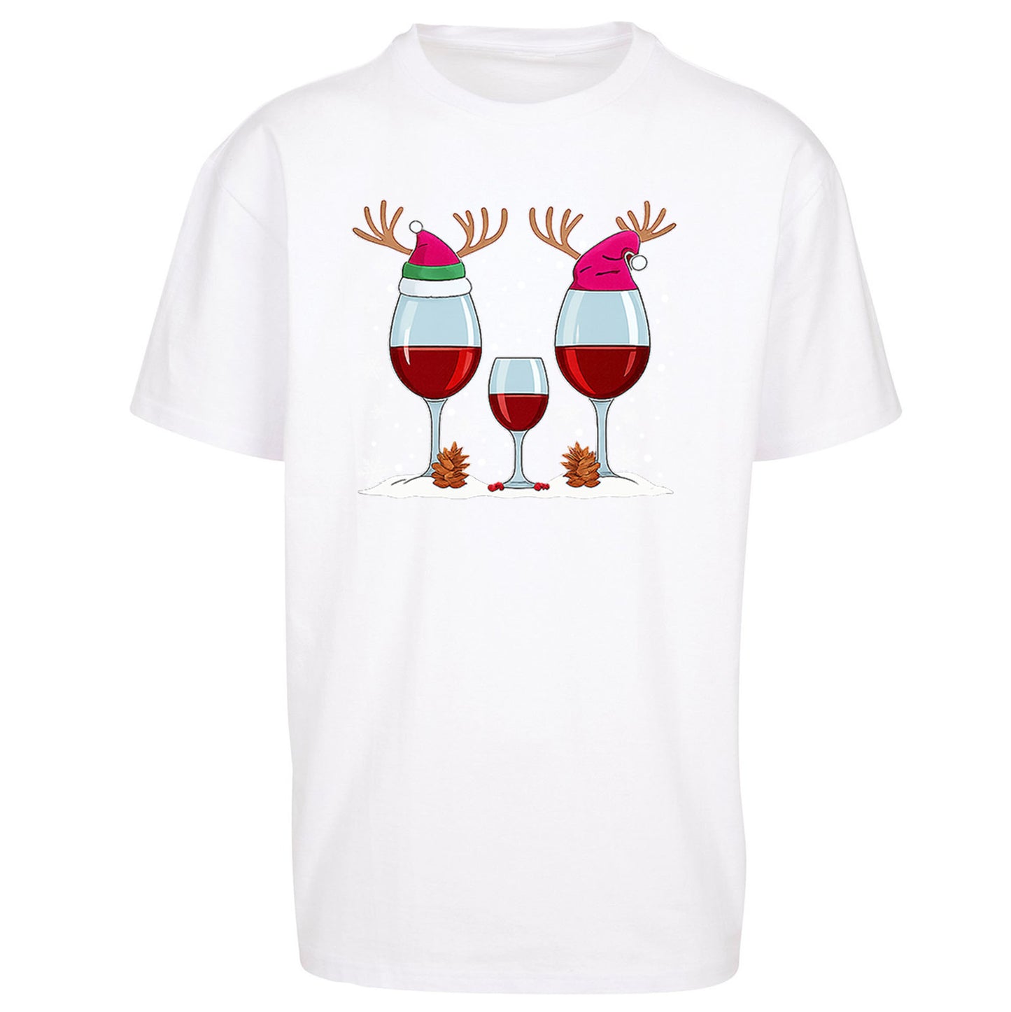 Red Wine Oversized T Shirt