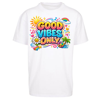 Good Vibes Only Oversized T Shirt