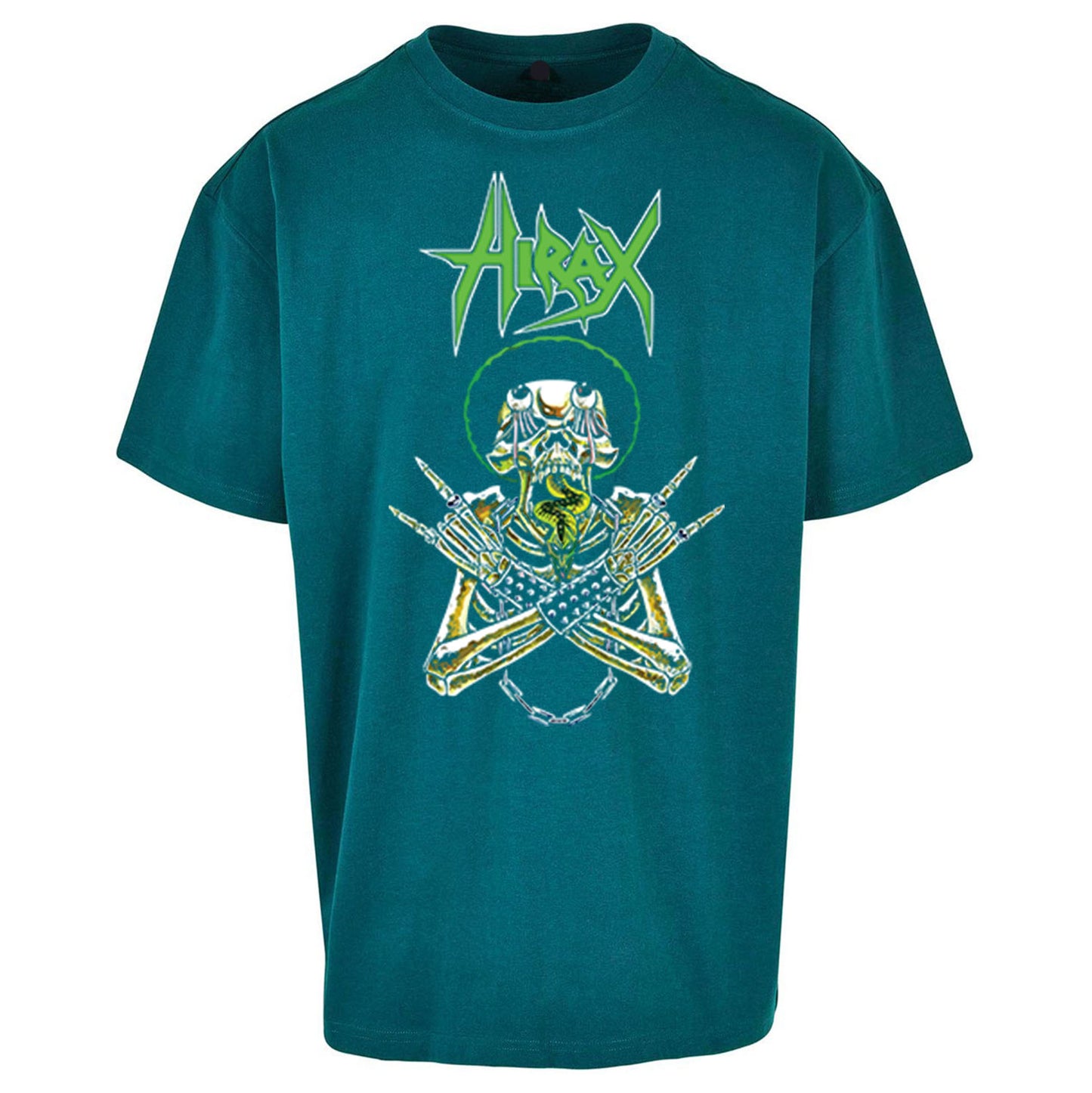 Hirax Rock Band Oversized T Shirt 