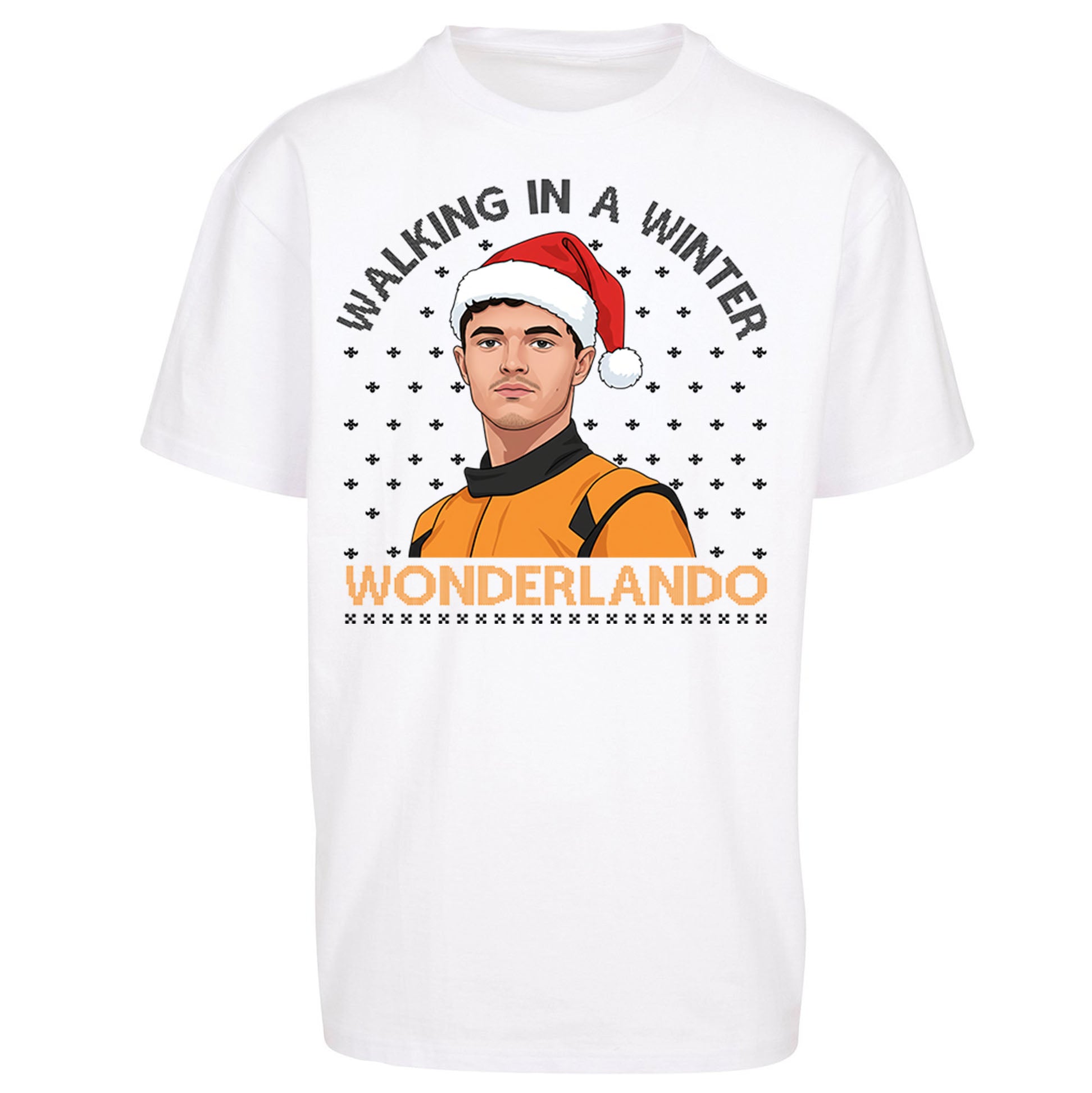 Lando Norris Christmas Oversized T Shirt 