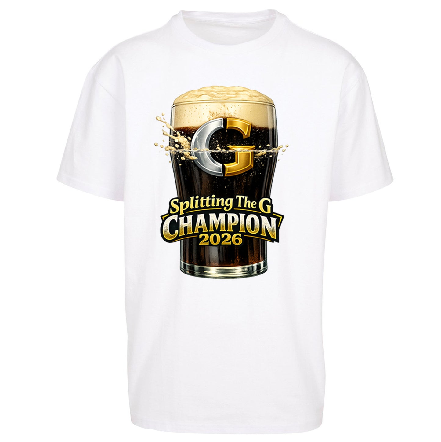 Splitting The G Champion - Oversized T Shirt