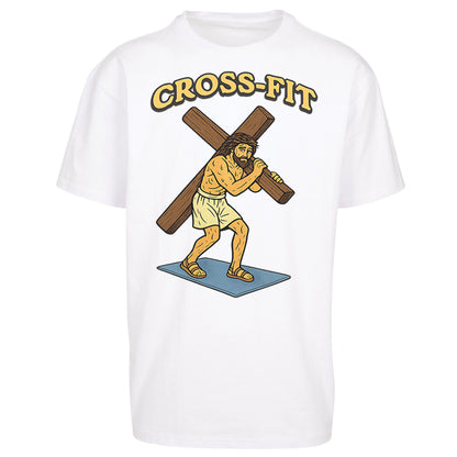 Jesus Cross Fit Oversized T Shirt