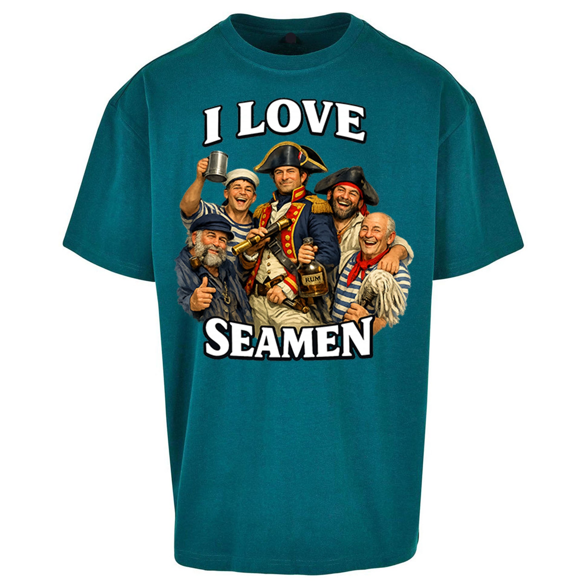 I Love Seamen Funny Cringe Meme Offensive  Oversized T Shirt
