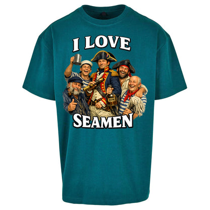 I Love Seamen Funny Cringe Meme Offensive  Oversized T Shirt