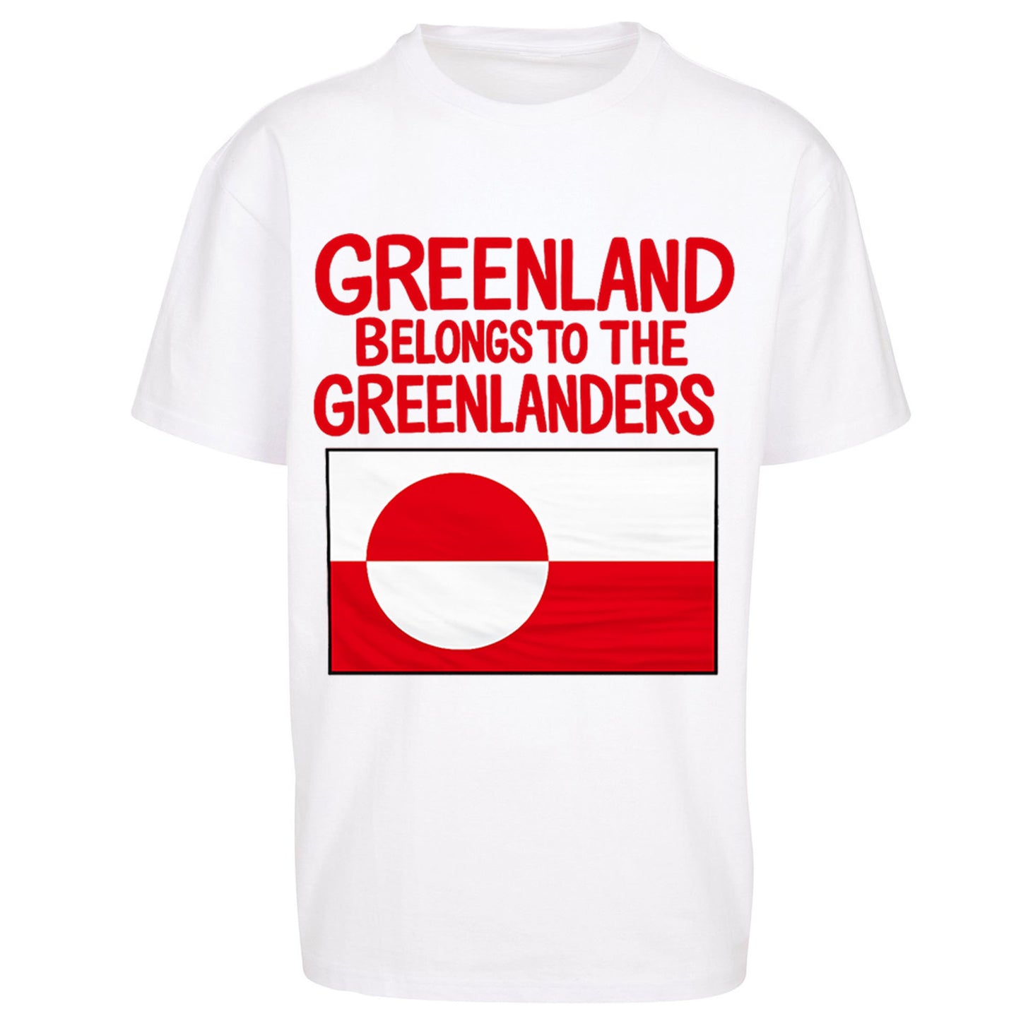 Greenland Belongs To The Greenlanders Oversized T Shirt