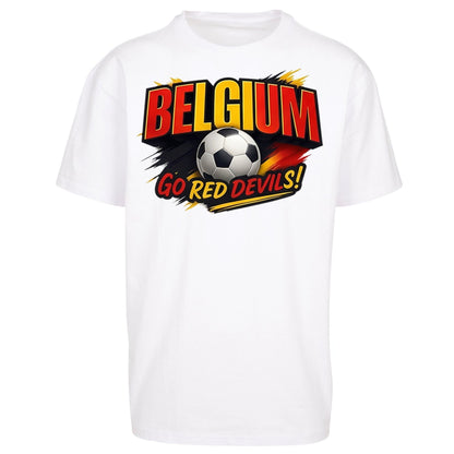 Belgium Retro Football Oversized T Shirt