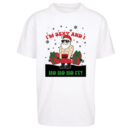 Santa Claus Ho Ho Ho Oversized T Shirt