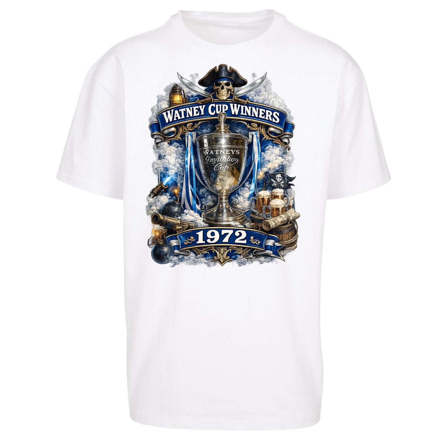 Retro Bristol Rovers Football Oversized T Shirt