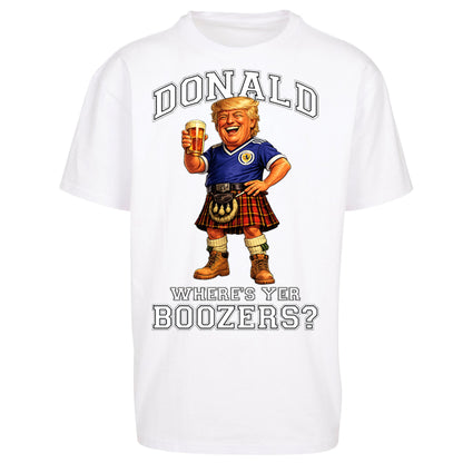 Donald Trump Scotland World Cup Oversized T Shirt