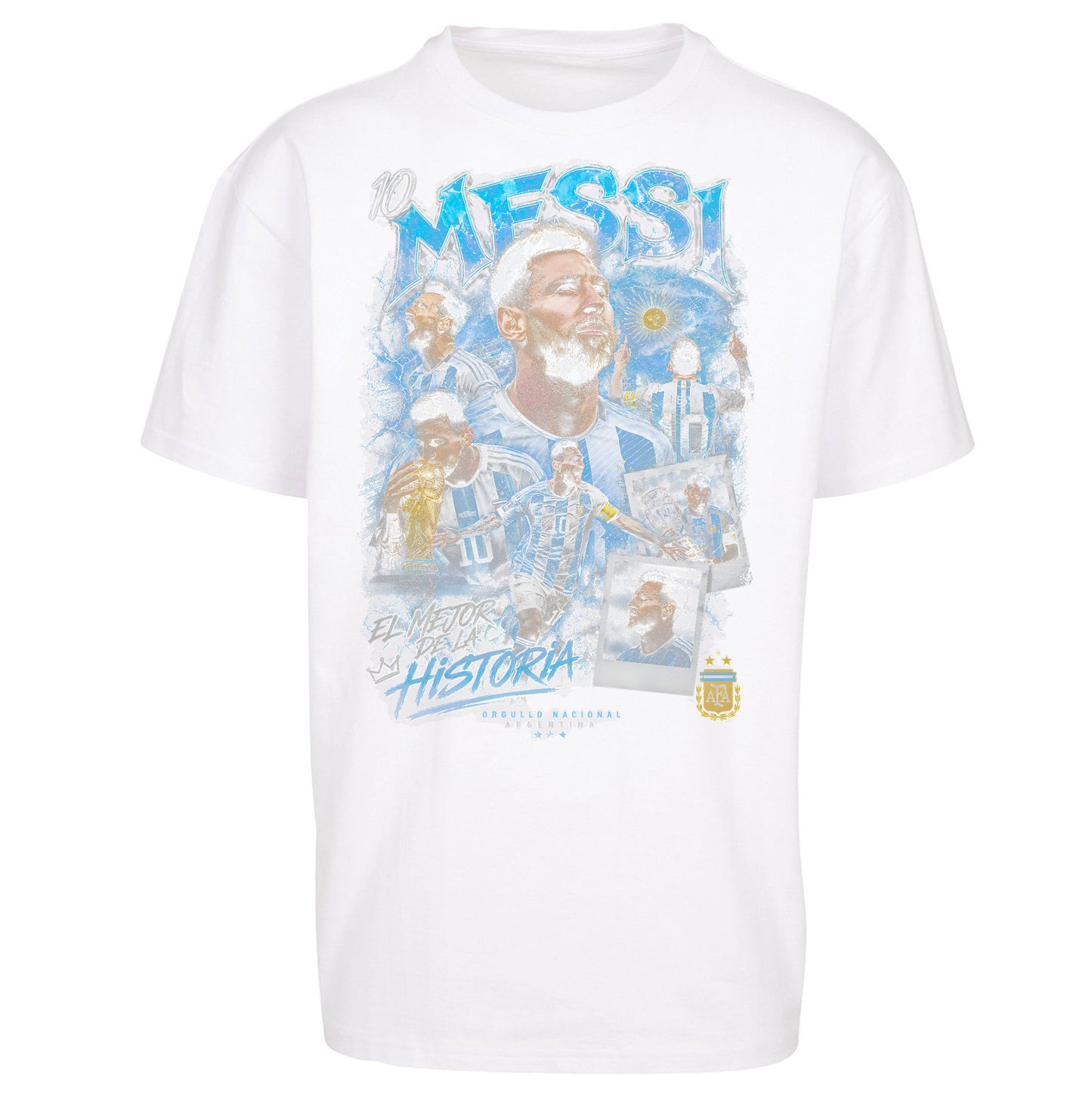 10 Messi Argentina Oversized T Shirt