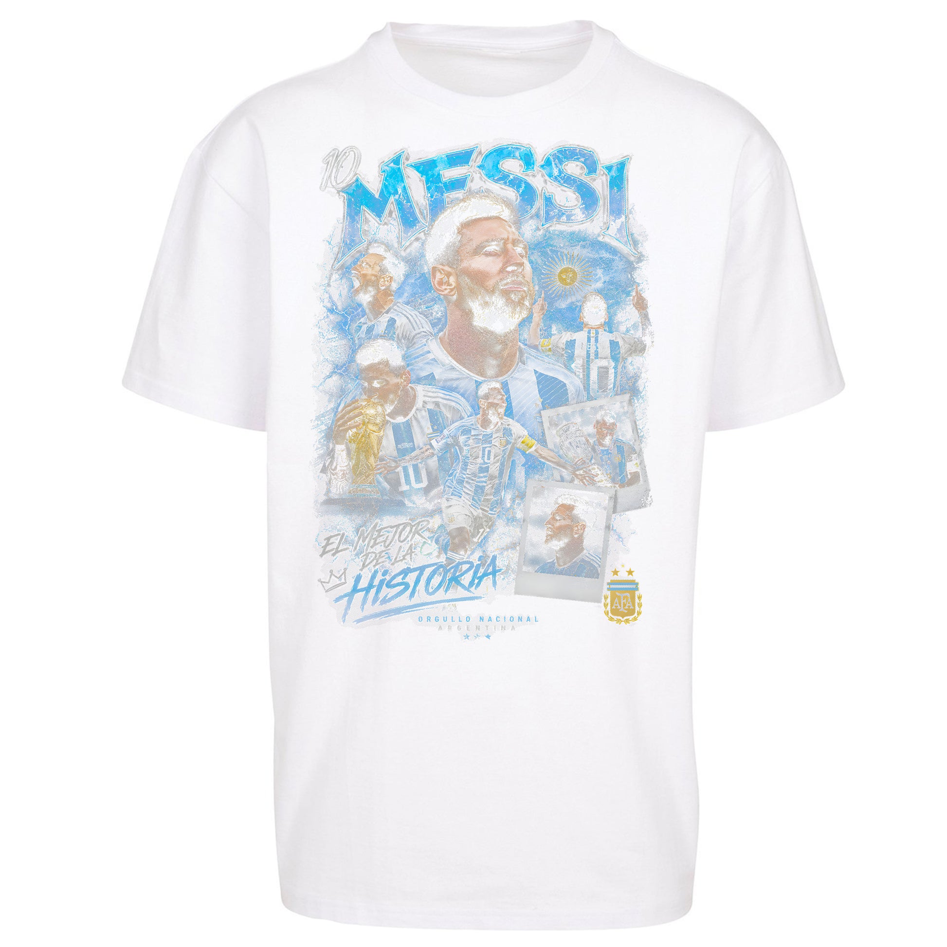 10 Messi Argentina Oversized T Shirt