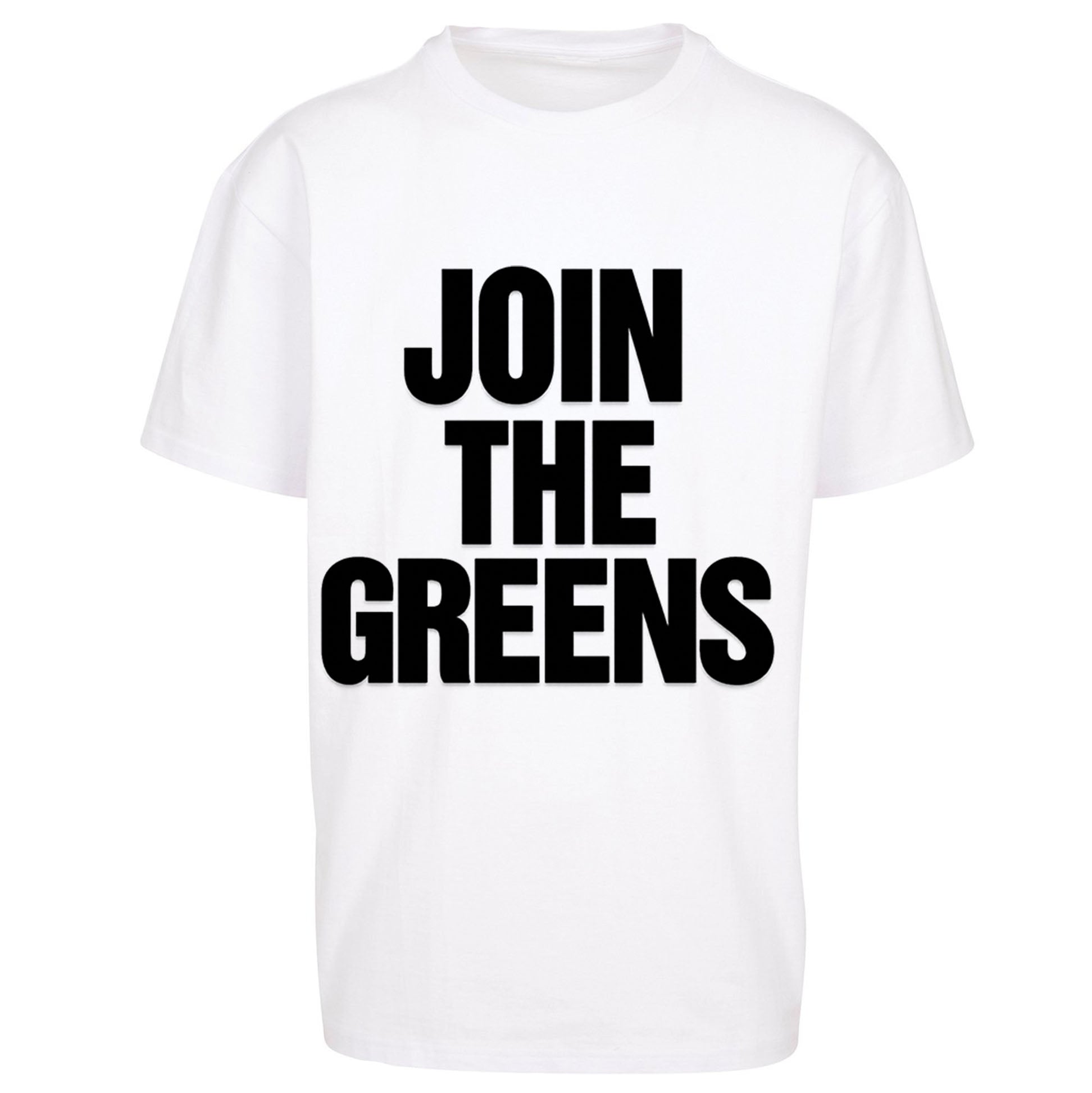 Green Party Join The Greens Oversized T Shirt 