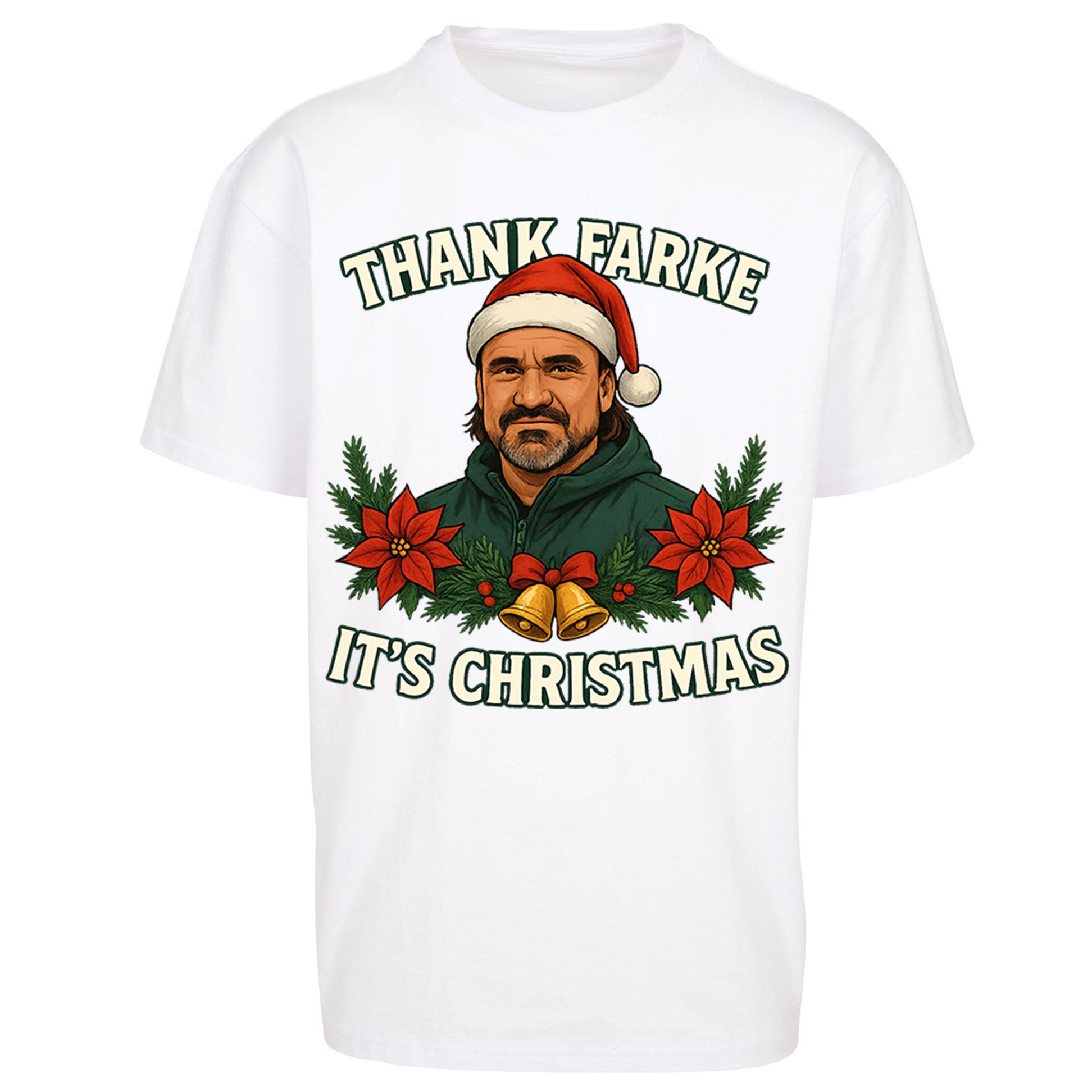 Leeds Utd Christmas Oversized T Shirt