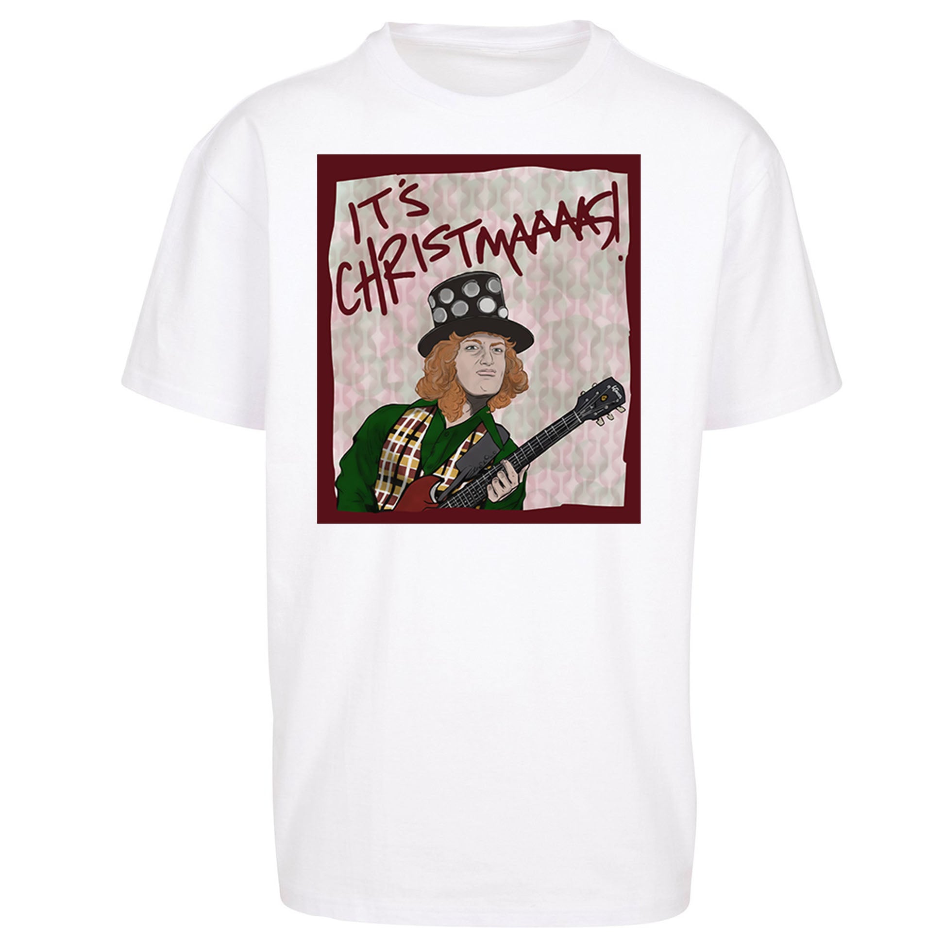 Noddy Holder Christmas Oversized T Shirt