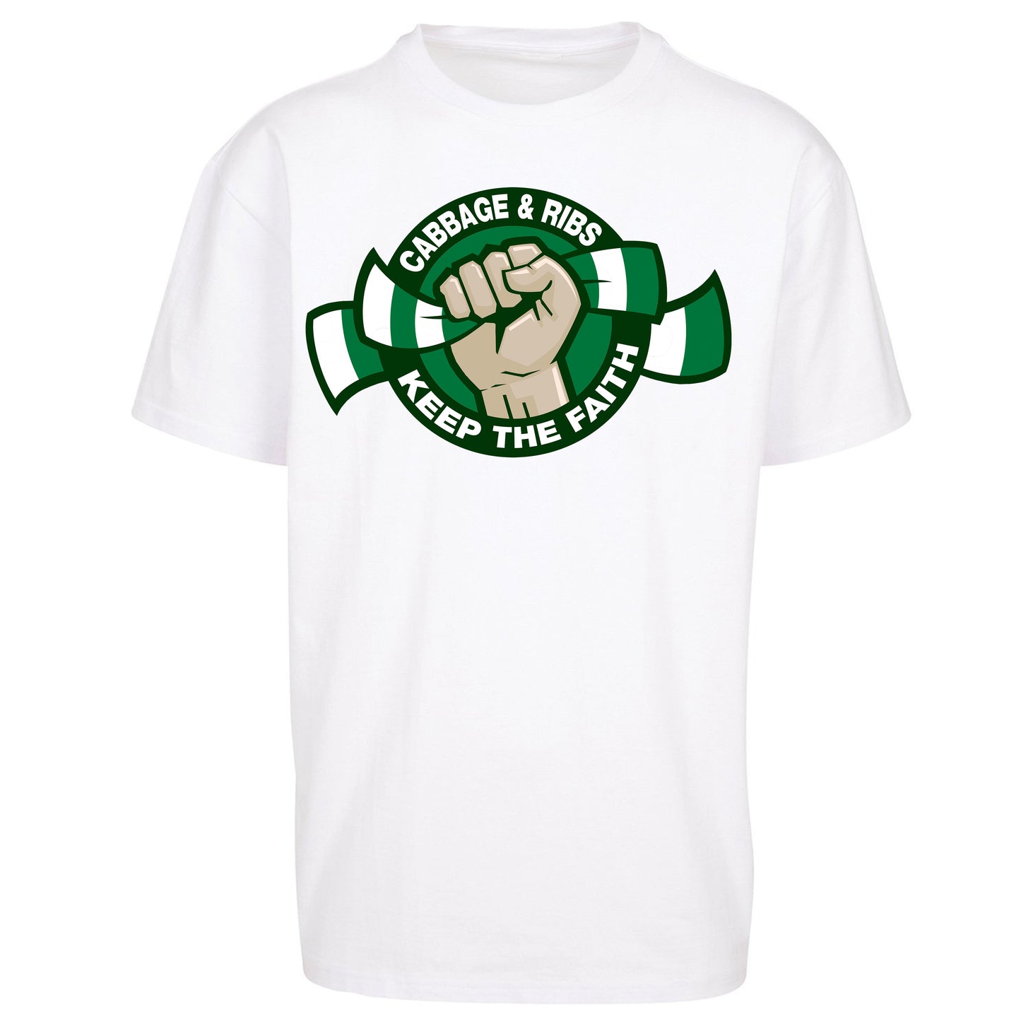 Hibernian Fans Football Oversized T Shirt