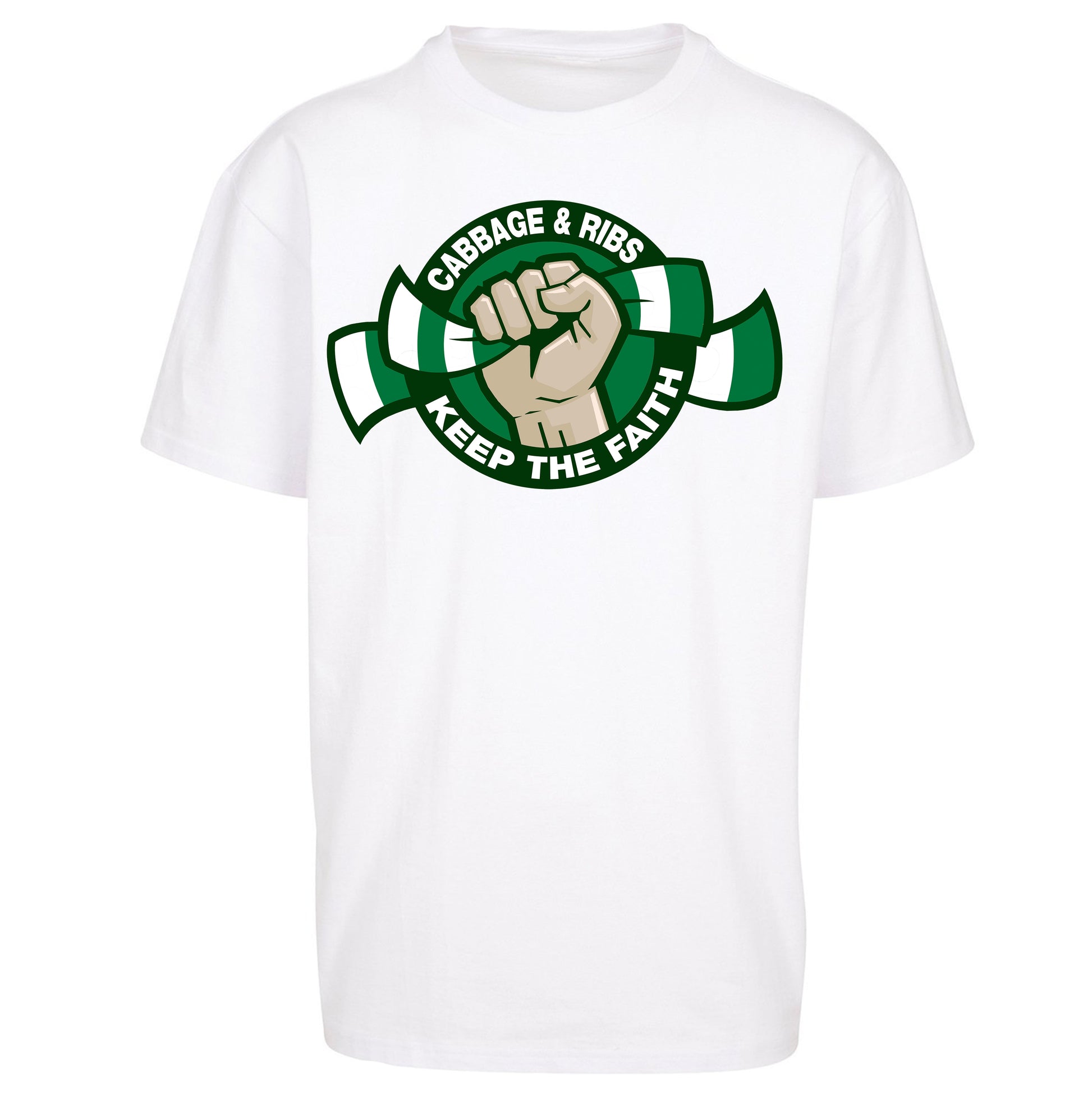 Hibernian Fans Football Oversized T Shirt
