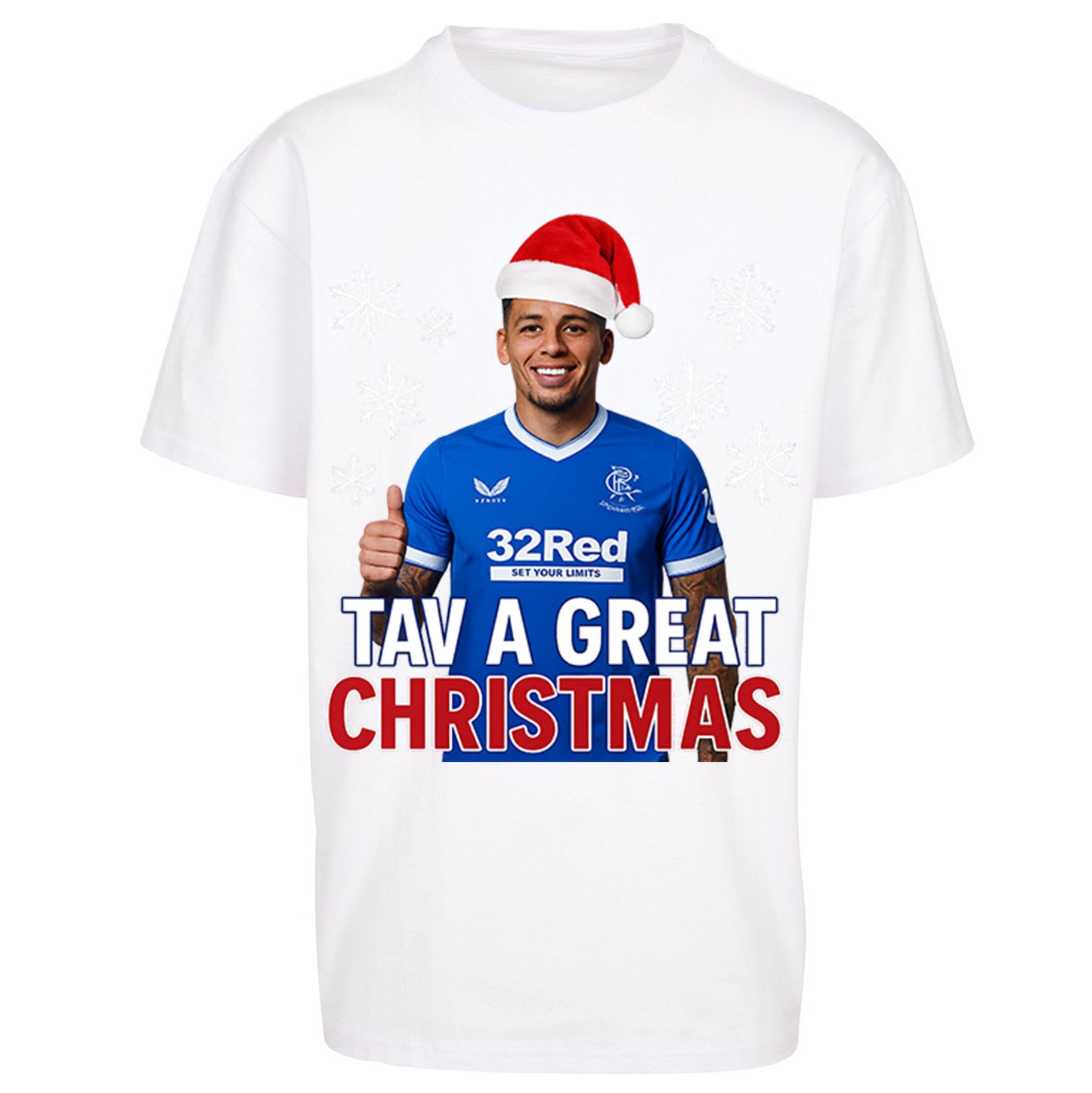 Tav a Great Christmas Rangers Oversized T Shirt