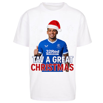 Tav a Great Christmas Rangers Oversized T Shirt