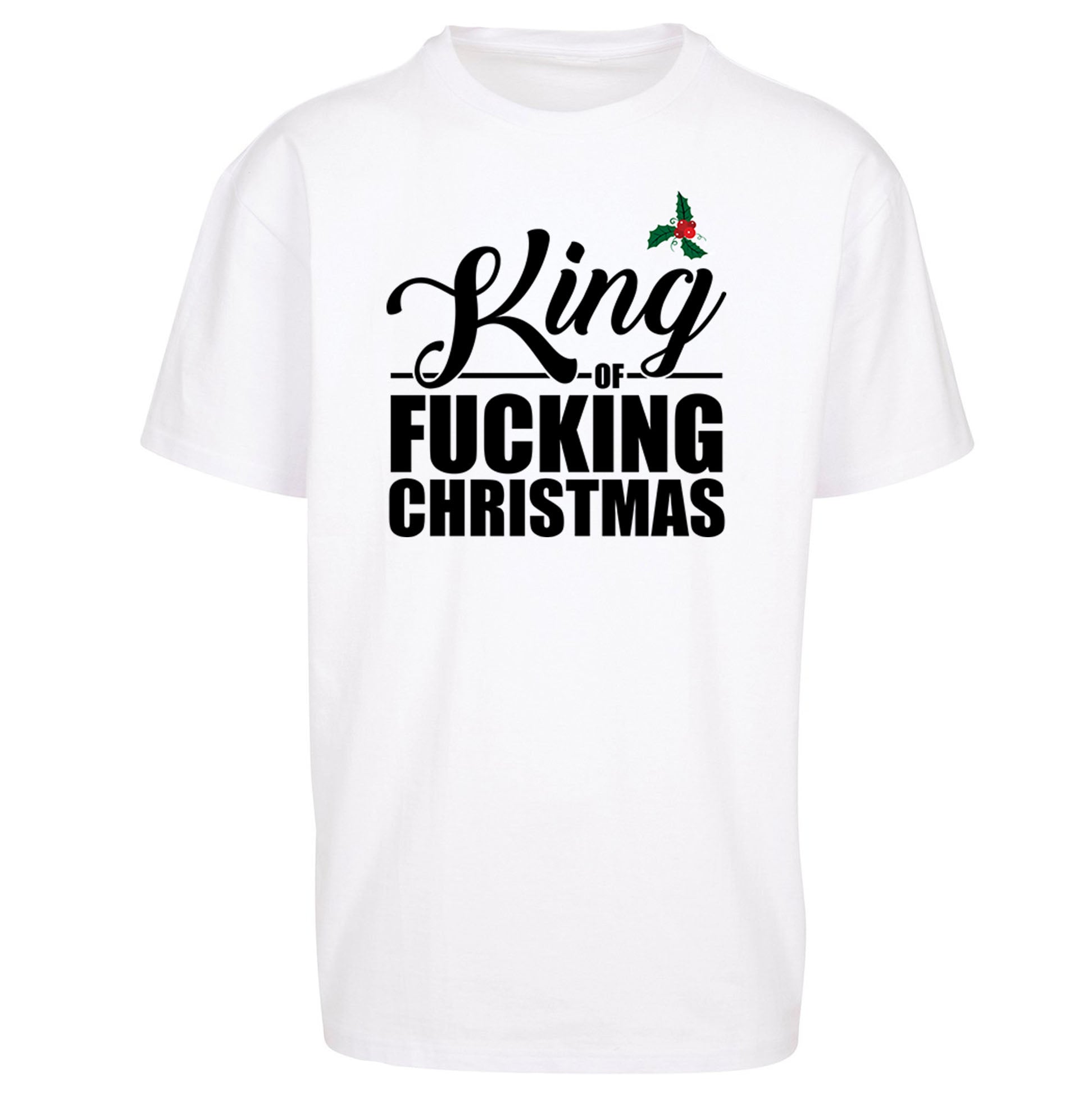 Naughty Christmas Oversized T Shirt